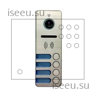 Вызывная панель Tantos iPanel 2 (Metal) 4 аб.
