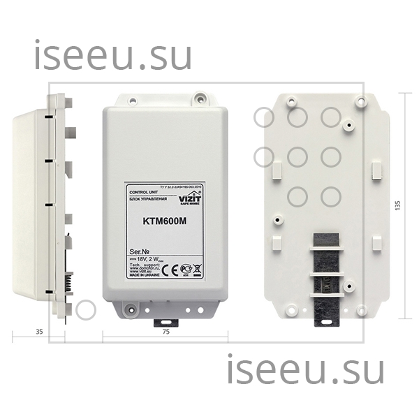 Контроллер ключей VIZIT-КТМ600F