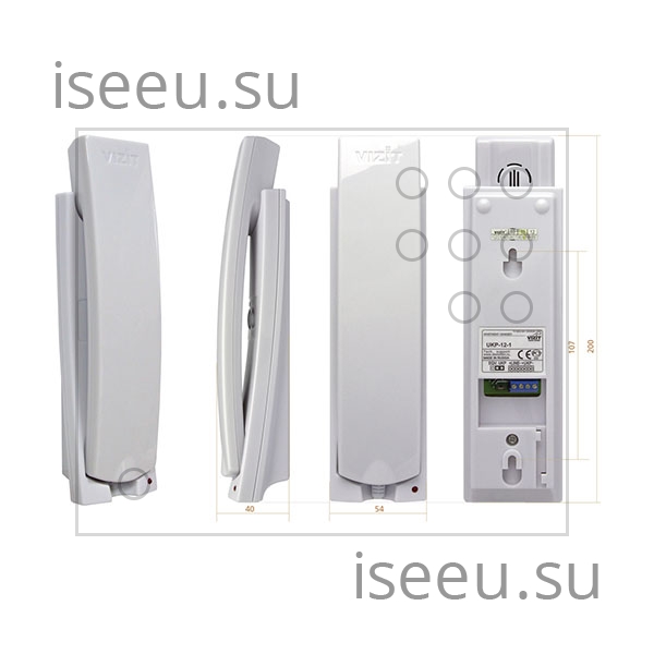 Переговорная трубка Vizit УКП-12-1