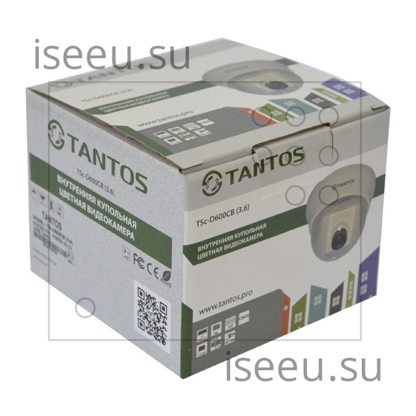 Видеокамера Tantos TSc-D600CB(3.6)