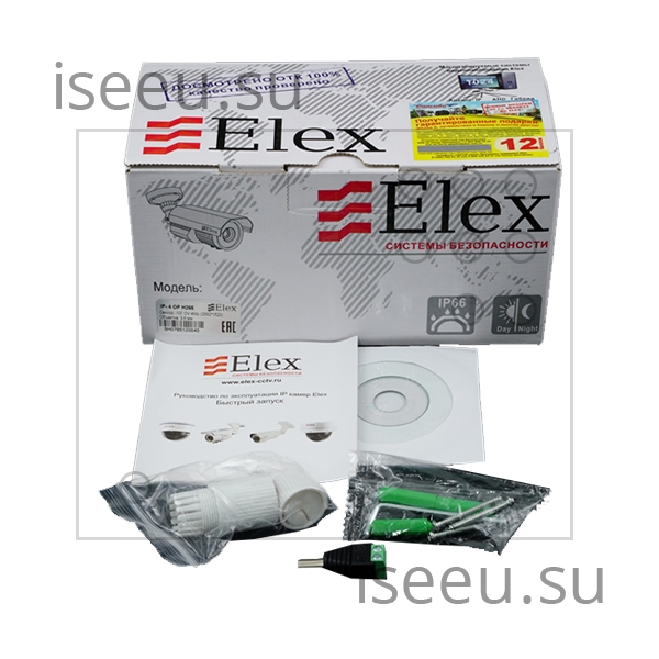 Видеокамера Elex IP-4 OF H265