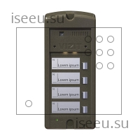 Вызывная панель Vizit БВД-306CP-4