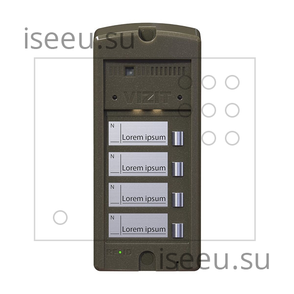 Вызывная панель Vizit БВД-306CP-4