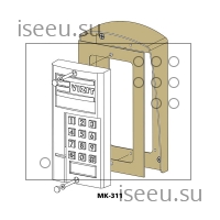 Вызывная панель Vizit БВД-343F