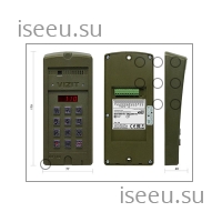 Вызывная панель Vizit БВД-SM110FCP